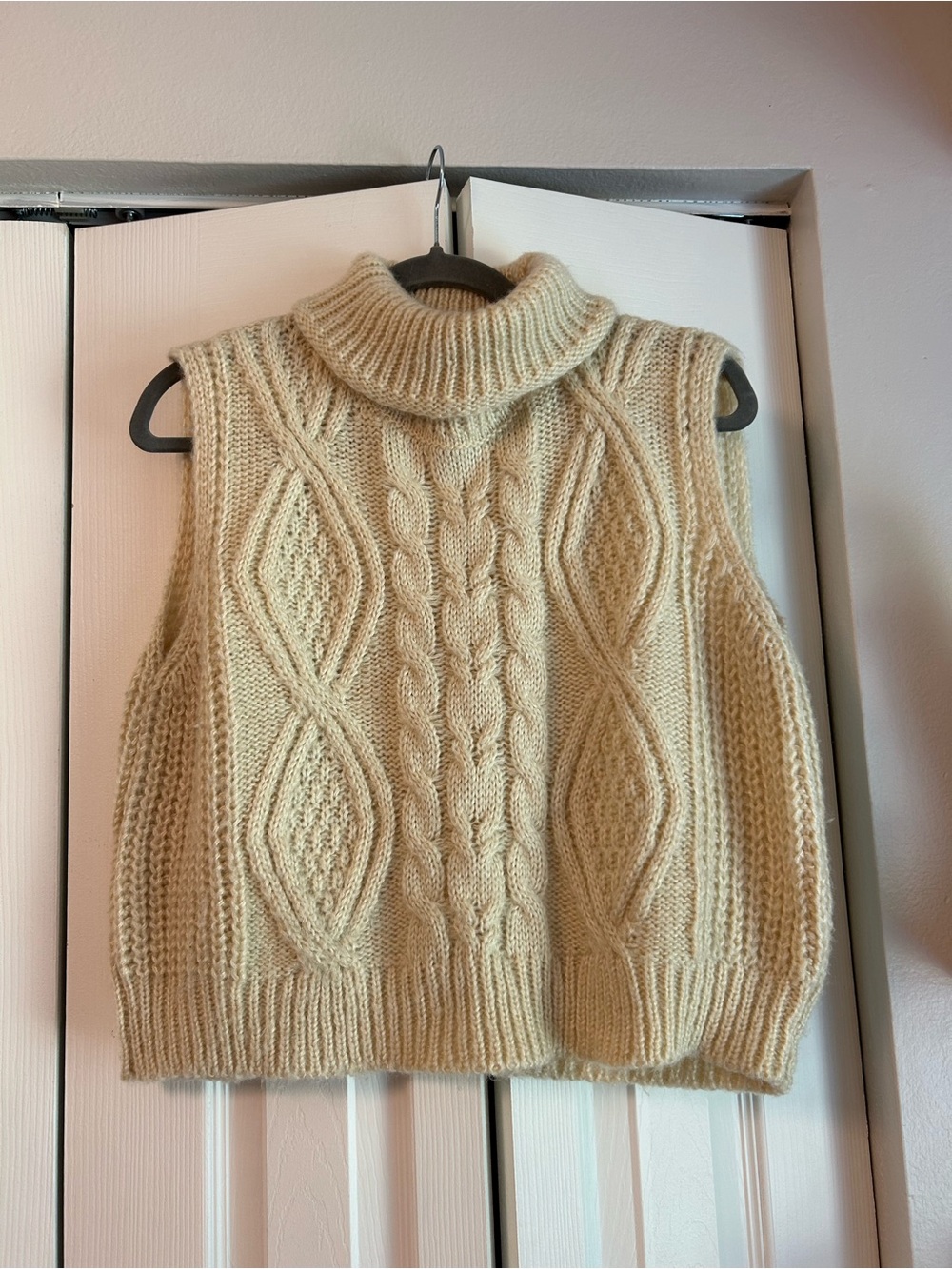 Anthropologie turtle neck sweater vest
